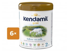 Kendamil pokračovací kozí mléko 2 DHA+ (6x800 g)