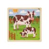 Playtive Dřevěné puzzle kráva (1)
