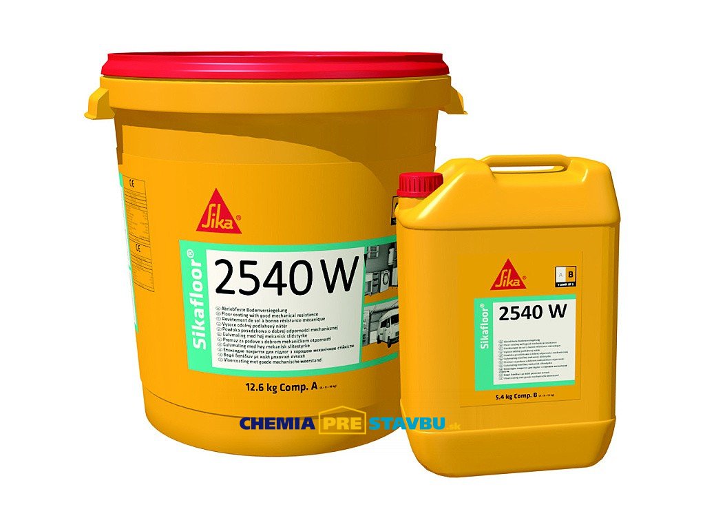 Sikafloor®-2540 W - farebný epoxidový podlahový náter