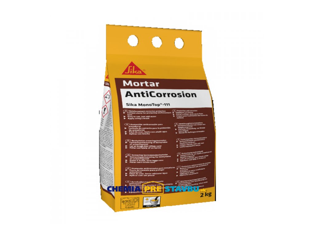 Sika MonoTop®-111 AntiCorrosion, 2kg - ochrana výstuže / adhézny mostík