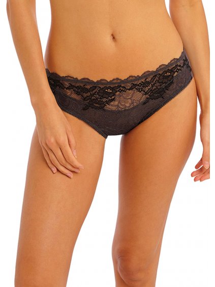 992x1389 pdp desktop WE135005 CHL primary Wacoal Lingerie Lace Perfection Charcoal Brief