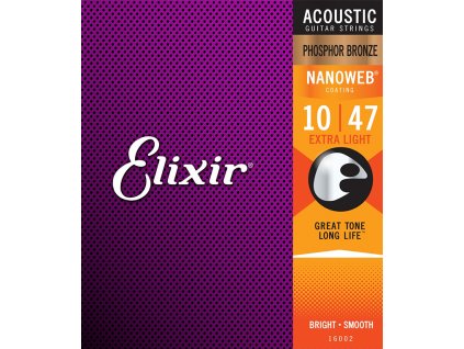 Elixir NANOWEB Acoustic (010-047) 16002