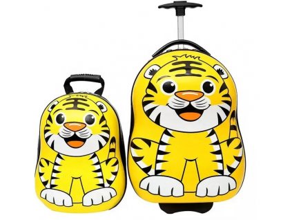 Detský cestovný kufor a batôžik Tigrík 29l