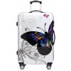Dievčenský cestovný kufor Motýliky 45l