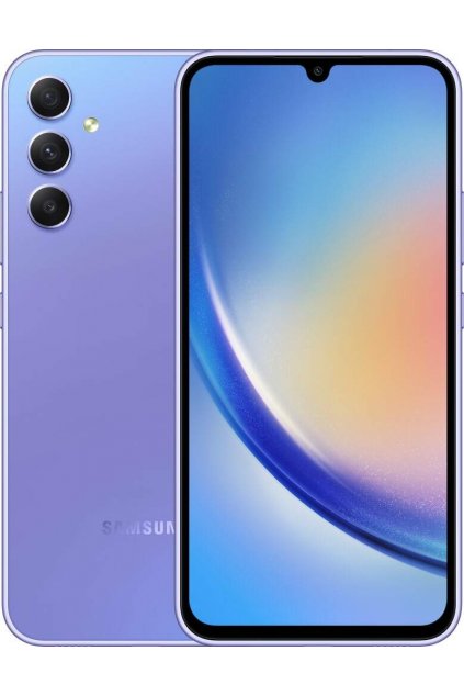 Samsung Galaxy A34 (A346) 5G 6/128GB Purple  + Ochranné sklo Gorilla