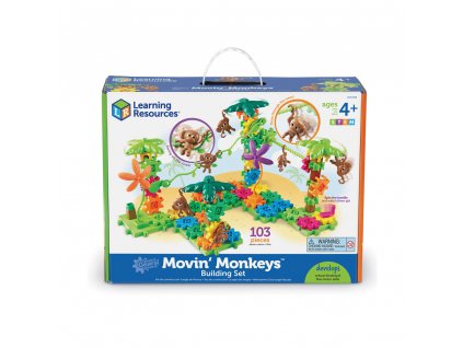 Stavebnice s opičkami Gears! Gears! Gears!® Movin’ Monkeys™ Learning Resources