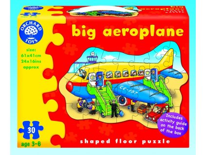 7252 letadlo kartonove puzzle 30 dilku 61 x 41 cm