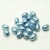 RSK0026E ovalne voskovane perly modre