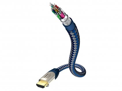 Kvalitní vysokorychlostní kabel HDMI 2.0b s ethernetovým rozhraním řady Premium InAkustik Premium HDMI Ultra HD 4K 