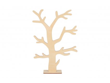 Dřevěný stromeček na šperky