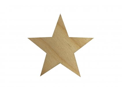 Dřevěná hvězda 5 x 5 cm