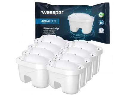 8x vodni filtr Wessper Aquaflux do konvice Laica nahradni Biflux Model AquaFlux 1