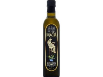 Olej olivový extra panenský-sklo 500ml DEMETRA