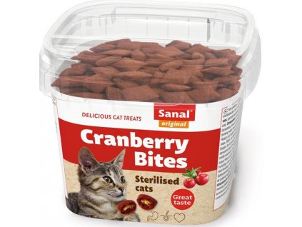 Sanal cat snack Kuře a brusinky 75 g