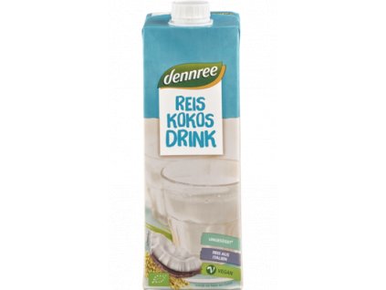 Dennree Rýžovo-kokosový nápoj 1l bio