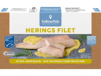 Followfish Filet ze sledě v hořčičné omáčce 200g msc
