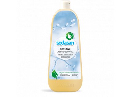 Sodasan Mýdlo tekuté pro citlivou pokožku náplň 1l eco