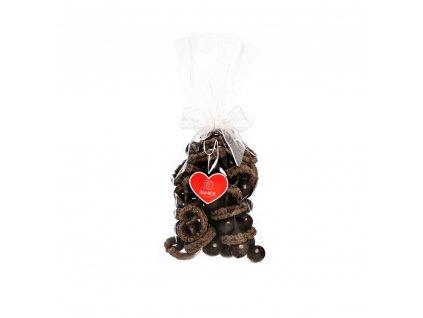 precliky a liskove orechy obalene v tmave cokolade darek laska balicek 150g cokolada cokoladovna janek