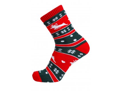 vánoční ponožky s jelenem