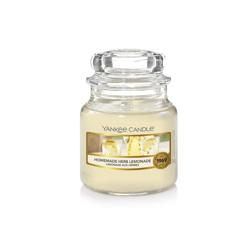 Yankee Candle - vonná svíčka Homemade Herb Lemonade (Domácí limonáda) 104g