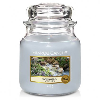 Yankee Candle - vonná svíčka Water Garden (Zahradní potůček) 411g