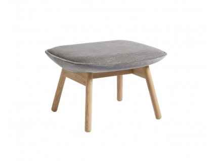 Hay OTTOMAN UCHIWA - water-based lacquered solid oak - Roden 05, Lola Warm grey 01