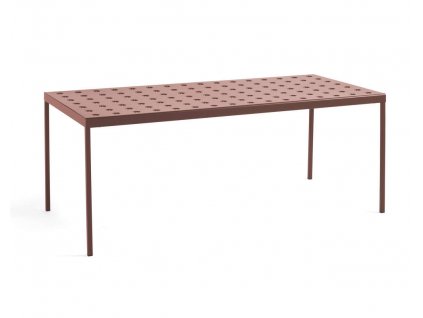 Hay BALCONY TABLE - L190, iron red 01