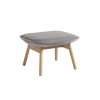Hay OTTOMAN UCHIWA - water-based lacquered solid oak - Roden 05, Lola Warm grey 01