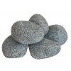 Saunové kameny oblé, vel. 5-10 cm, 15kg, dolerit olivín