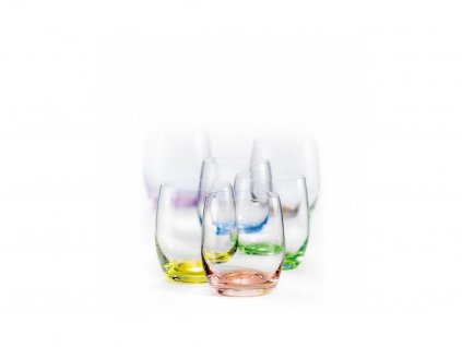 2946 1 crystalex barevne sklenice club rainbow 300 ml