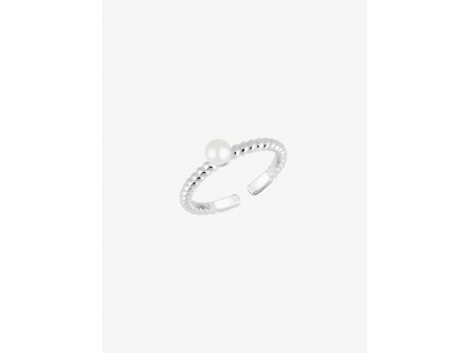 Stříbrný prsten Pearl Passion s říční perlou Preciosa 6158 01