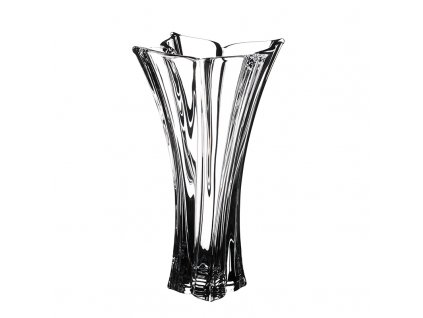 Skleněná Bohemia crystal váza Florale 360 mm