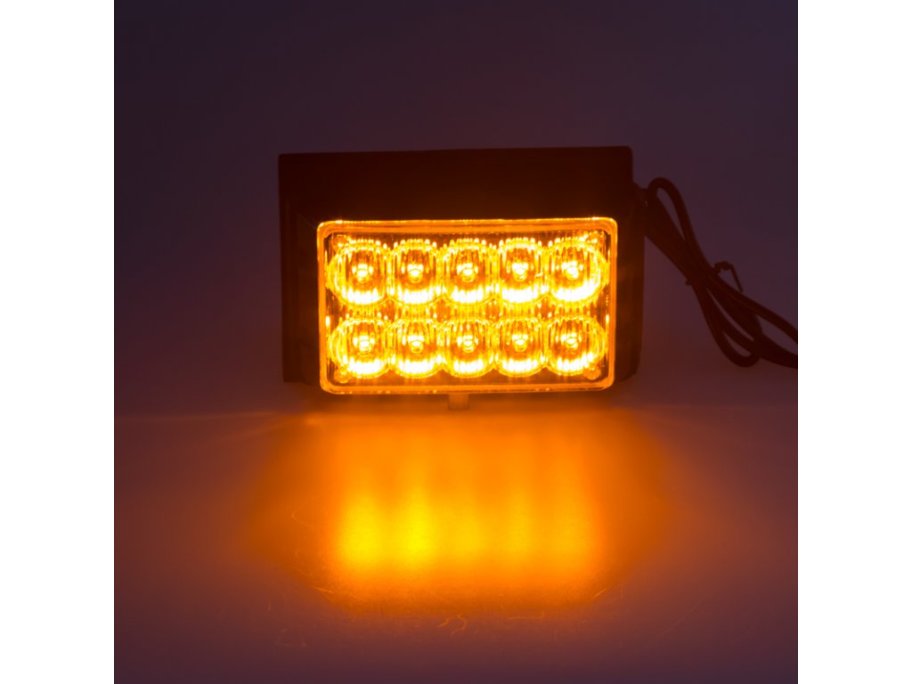 PREDATOR dual 10x1W LED, 12-24V, oranžový, CE