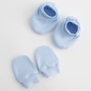 Kojenecký bavlněný set-capáčky a rukavičky New Baby Casually dressed modrá 0-6m 0-6 m