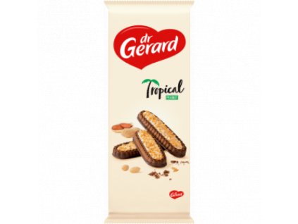 Sušienky s krémovou náplňou so smotanovou príchuťou (25%), kakaovou polevou a arašidmi od Dr. Gerard - cukrovinky.sk