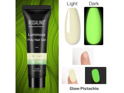 Rosalind Luminous Poly Gel: Glow Pistachio - 15 ml