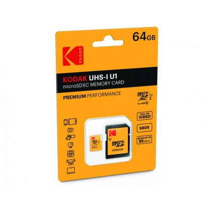 Pamäťová karta Kodak - micro SDXC 64 GB class 10 UHS-1 U1