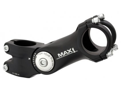 MAX1 stavitelný představec 105/60°/31,8 mm černý