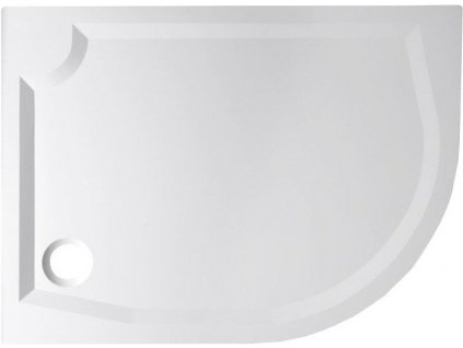 RIVA sprchová vanička z litého mramoru, čtvrtkruh 120x90cm, levá (GR1290L | czkoupelna