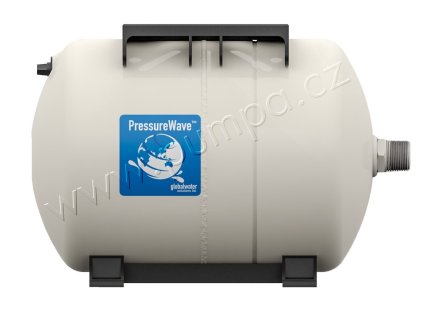 Global Water PWB-20LH ležatá tlaková nádoba 20l 10bar 1" 90°C