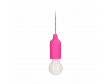 Baterie LED - růžová noční lampa na provázku
