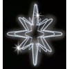 POL-0617 - 3D dekorace - Hvězda na špici vánočního stromu - Ø100cm
