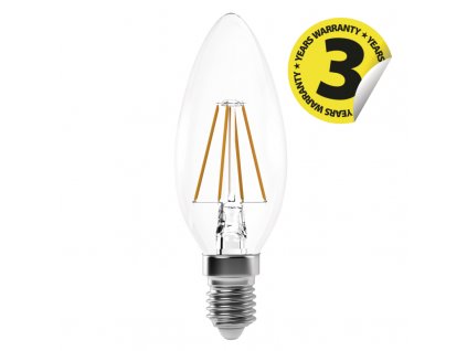 LED žárovka Filament Candle 4W E14 neutrální bílá