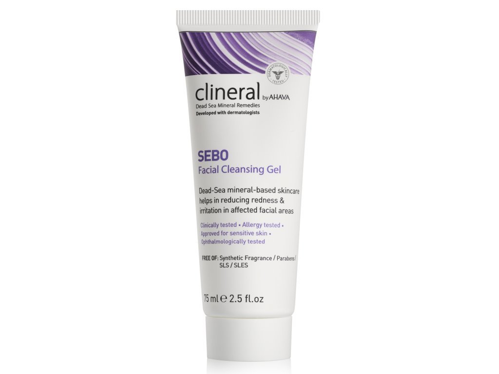 1 clineral sebo facial cleansing gel