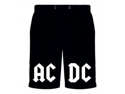 Krátké kalhoty AC/DC nápis