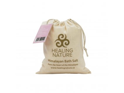 Himálajská koupelová sůl, růžová jemná, 1 kg, Healing Nature