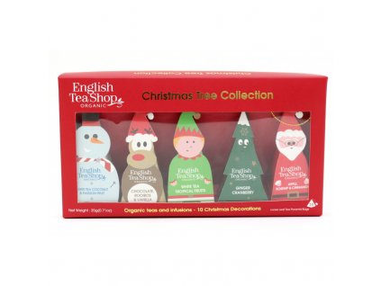 BIO Vánoční čaj - kolekce vánoční stromek, 10 pyramidek, English Tea Shop