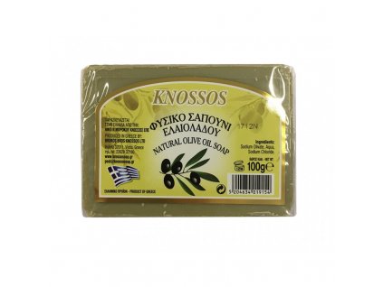 Mýdlo Čistě olivové zelené, 100 g, Knossos