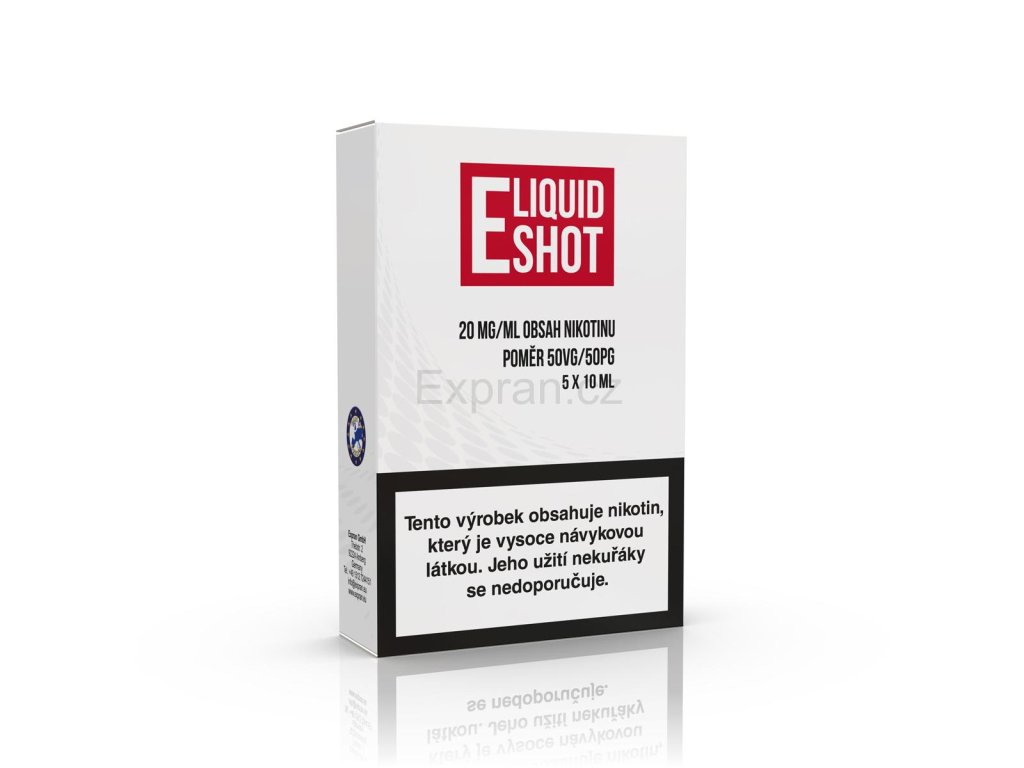 5 pack E-Liquid Shot Booster 50PG/50VG 20 mg/ml