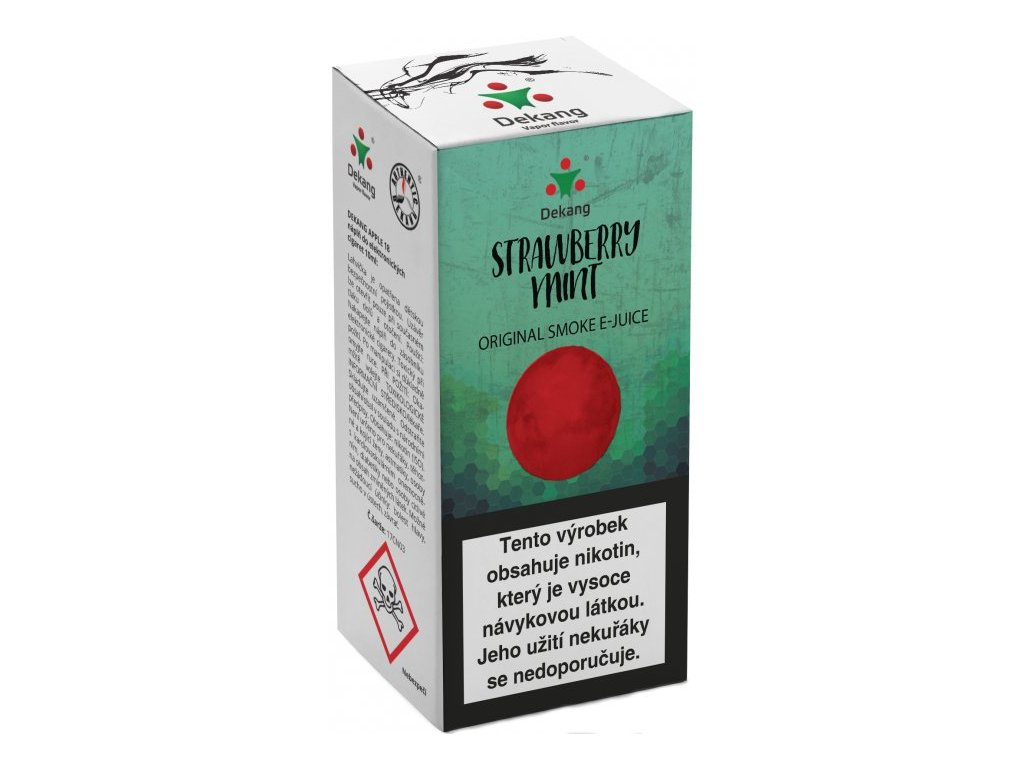 Liquid Dekang Strawberry mint 10ml (Jahoda s mátou)